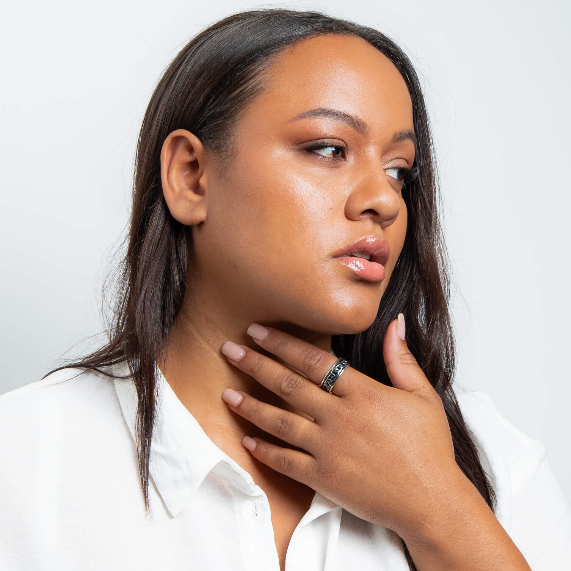 Beginnings Chain Spinner Ring
