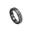 Fred Bennett Black Stripe Wolframring