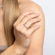 Diamonfire Baguette- und runder Zirkonia-Ring