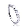 Diamonfire Baguette- und runder Zirkonia-Ring
