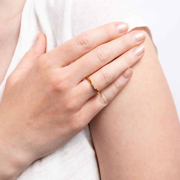 Diamonfire Trio Zirconia Ring