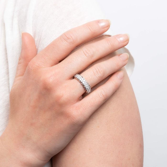 Diamonfire Doppelreihiger Eternity Ring