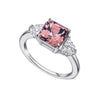 Diamonfire Square Cut Trilogy Ring