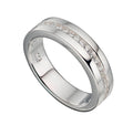 Beginnings 1/2 Channel Set Band Ring with CZ
