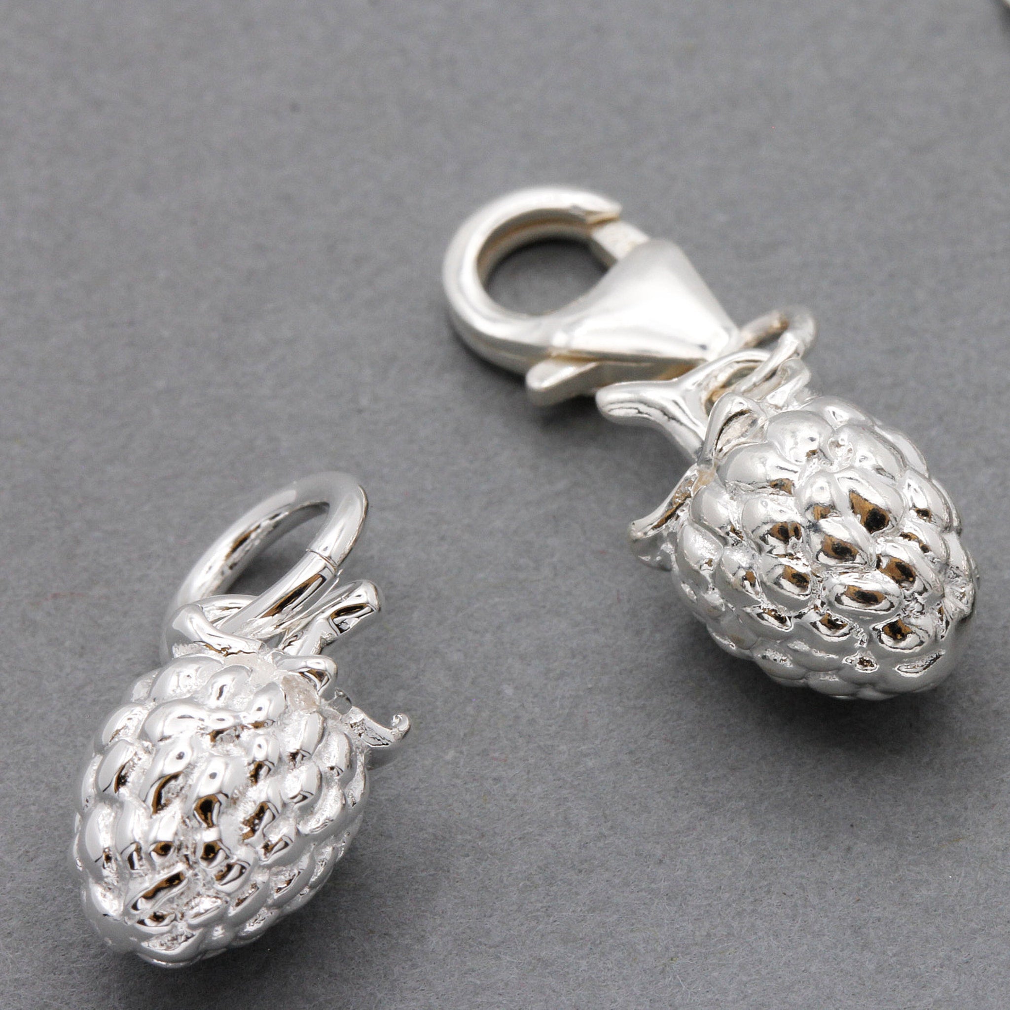 Raspberry Silver Charm