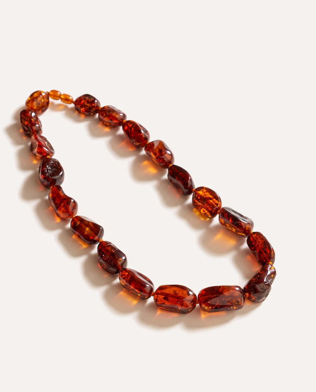 RAW Chunky Cognac Necklace