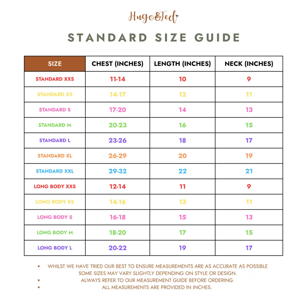 Standard Size Fleece Dog Jumpsuit - Ready to Ship