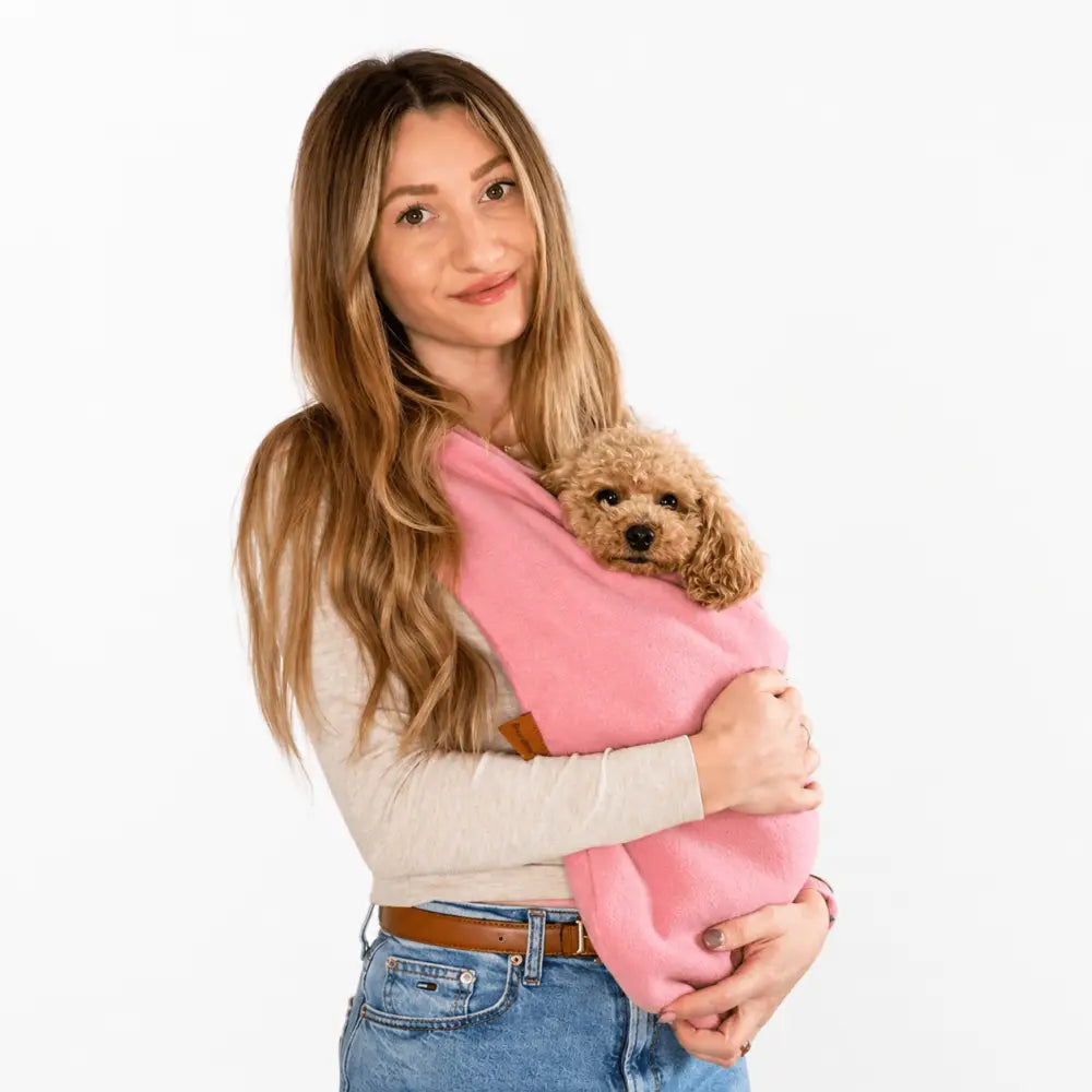 Pastel Collection Fleece Dog Sling Carrier - Ready to Ship