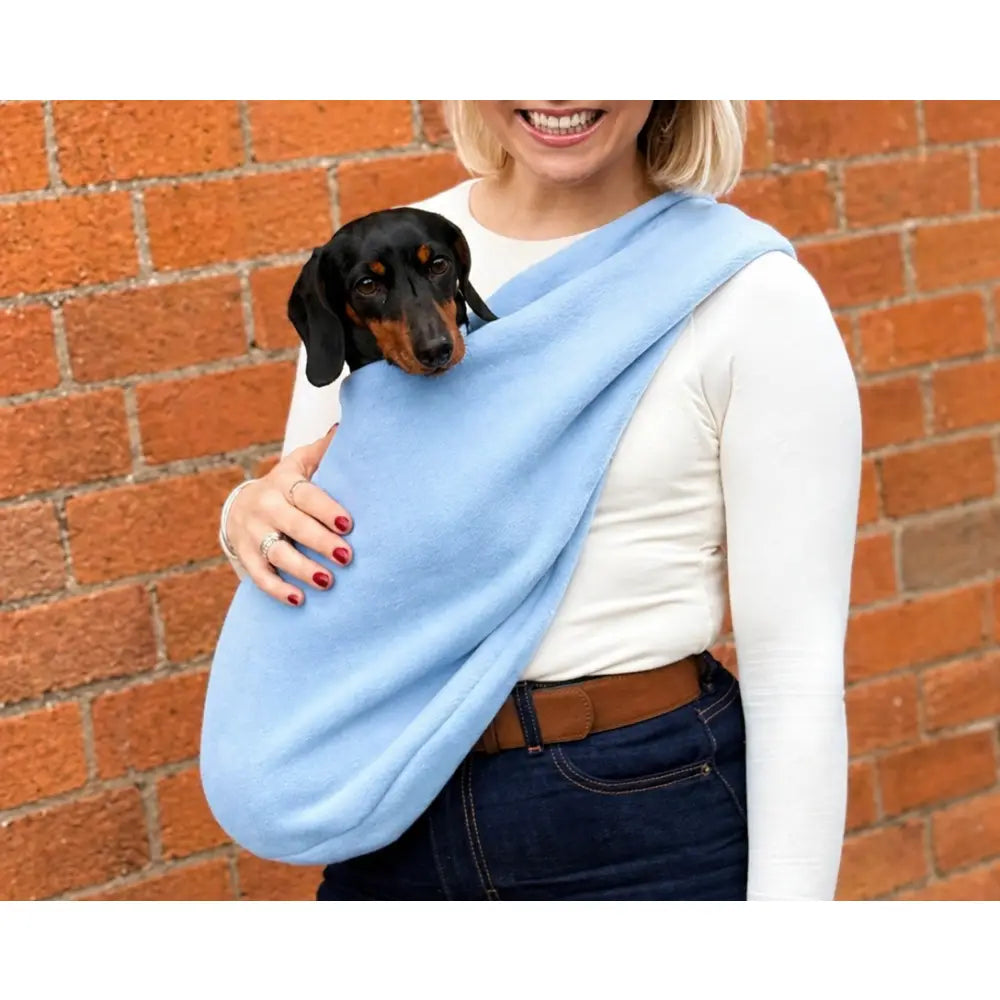 Pastel Collection Fleece Dog Sling Carrier - Ready to Ship