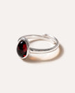 Anello a impilamento ELEMENT in ambra ciliegia