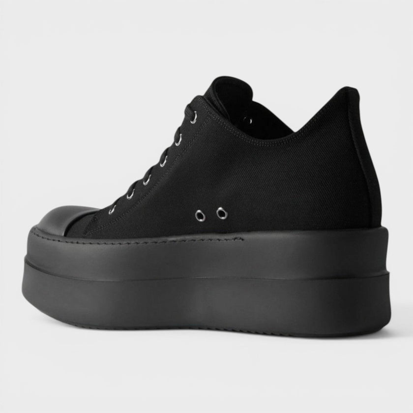 Rick Owens Double Bumper Low Sneakers Black