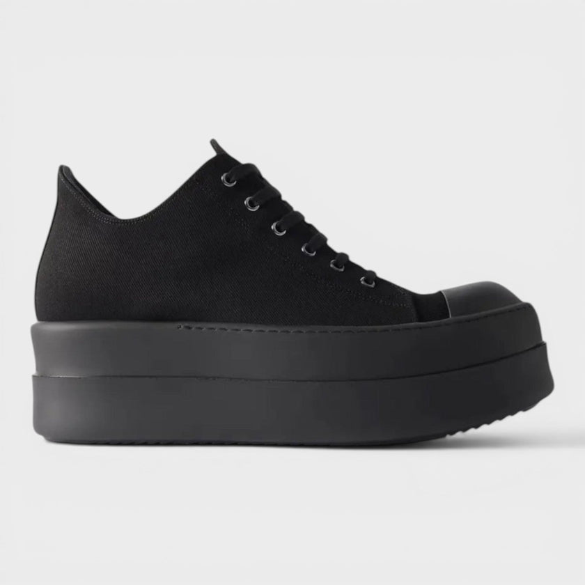 Rick Owens Double Bumper Low Sneakers Black