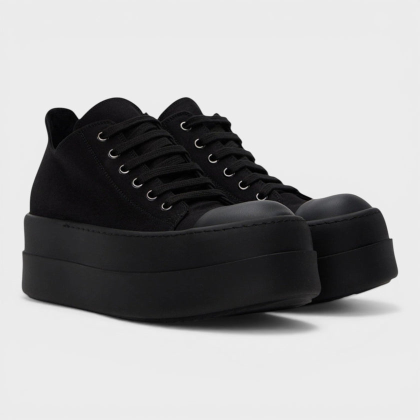 Rick Owens Double Bumper Low Sneakers Black