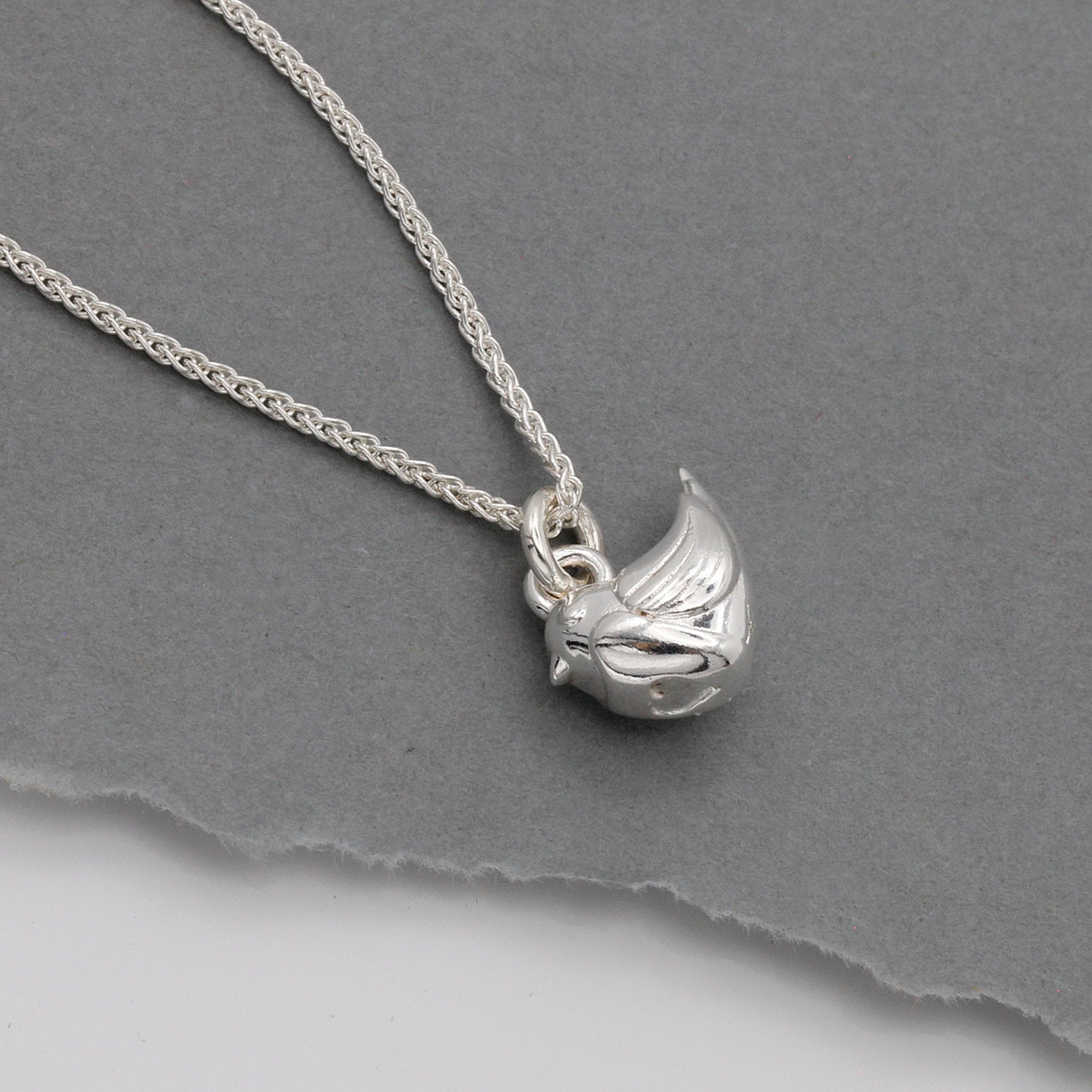 Robin Silver Charm
