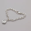 Rose Flower Personalised  Silver Charm