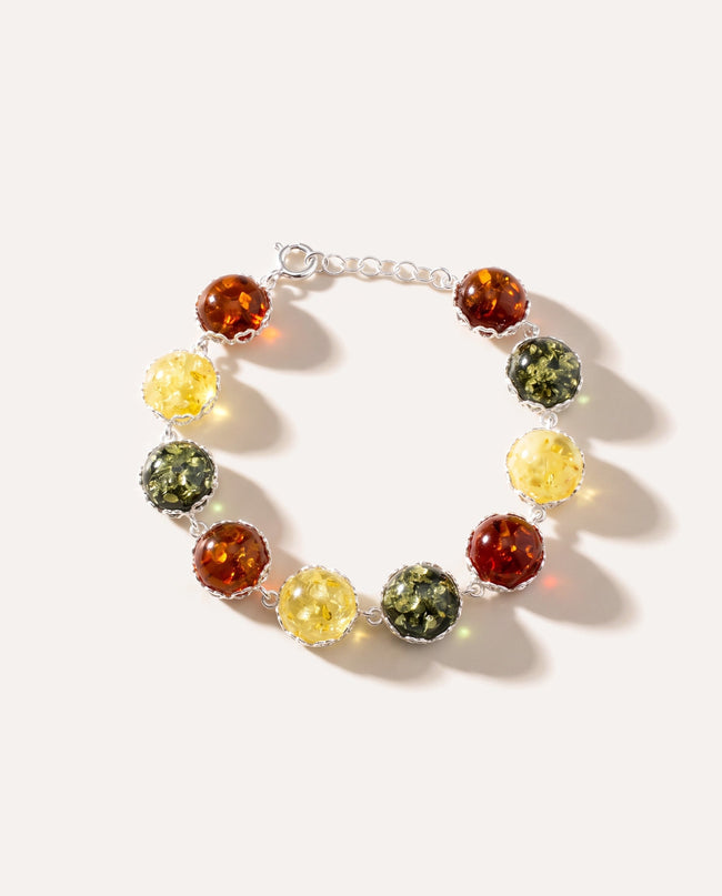 Round Candy Amber Bracelet