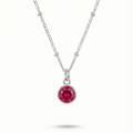 Ruby Birthstone Necklace