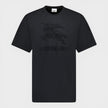 Raynerton Cotton Logo Embroidered T-Shirt Black