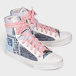 Sunset Bandana High Patchwork Light Blue