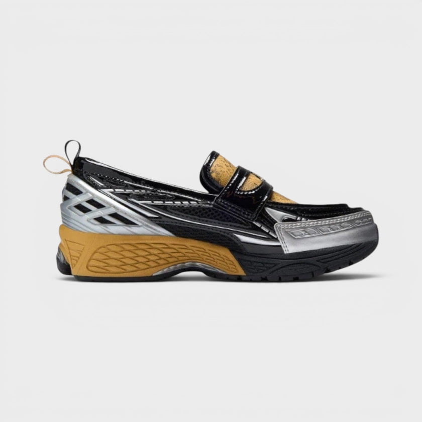 Ganni X New Balance Snake Print 1906L Loafer Sneakers