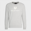 Signature Logo Crewneck Sweatshirt Grey White