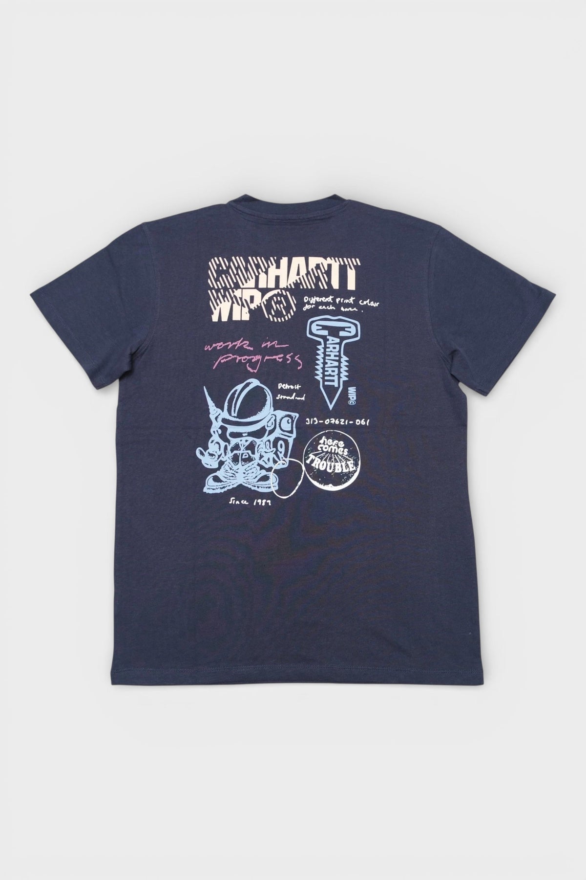 Carhartt WIP Graphic T-Shirt Navy