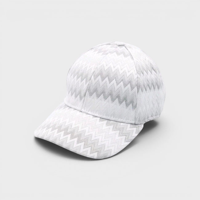 Zig Zag Baseball Cap Grey