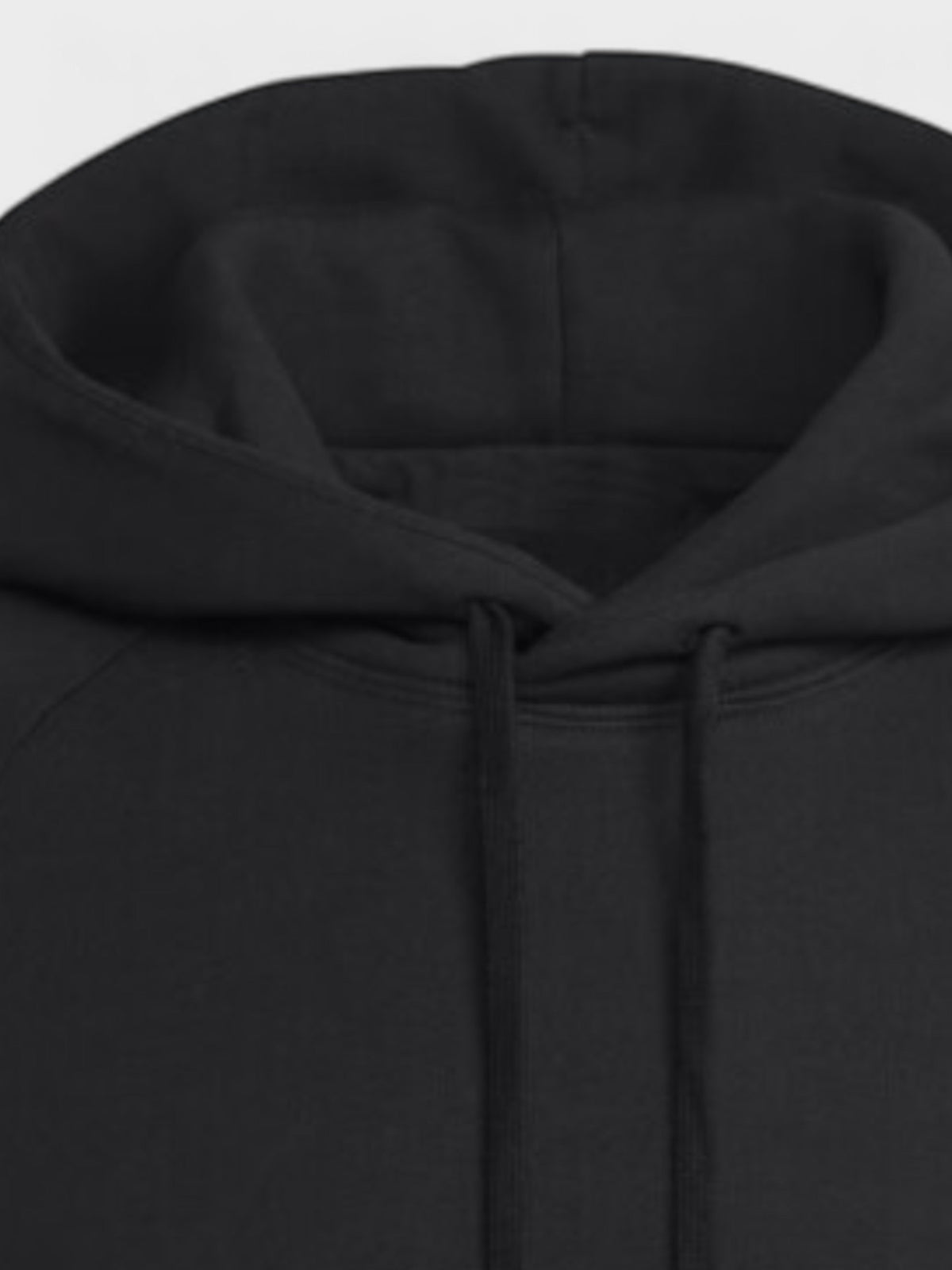Center Logo Hoodie Black