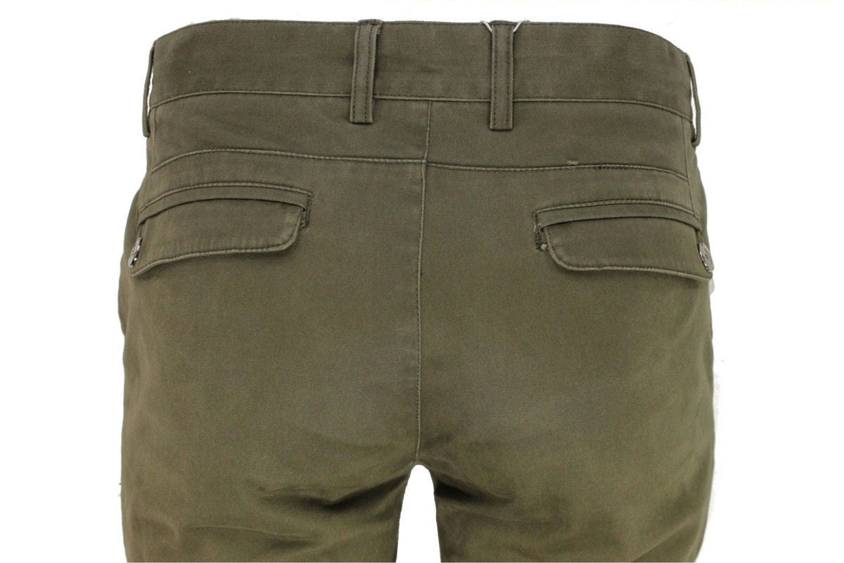 Khaki Stretch Slim Fit Chino