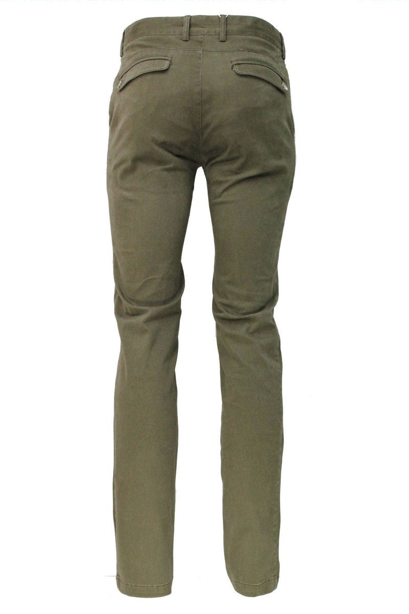 Khaki Stretch Slim Fit Chino