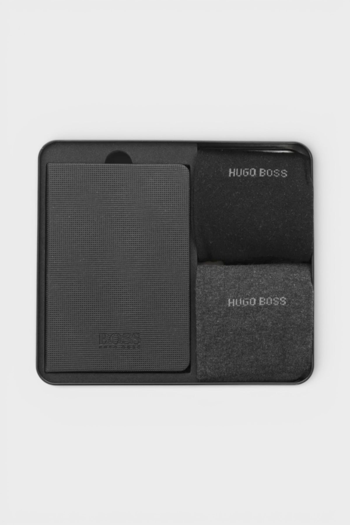 Hugo Boss Gift Set - Notebook & 2 Pairs of Socks