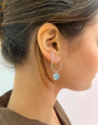 Clous d'oreilles discrets en argent sterling Pillar
