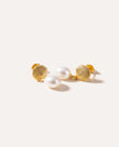 Orecchini di perle con conchiglia