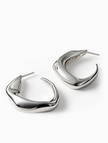 Seren Large Hoops | Sterling Silver
