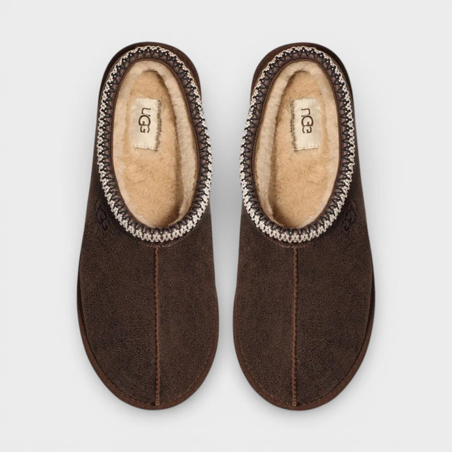 Tasman Distressed hjemmesko brun