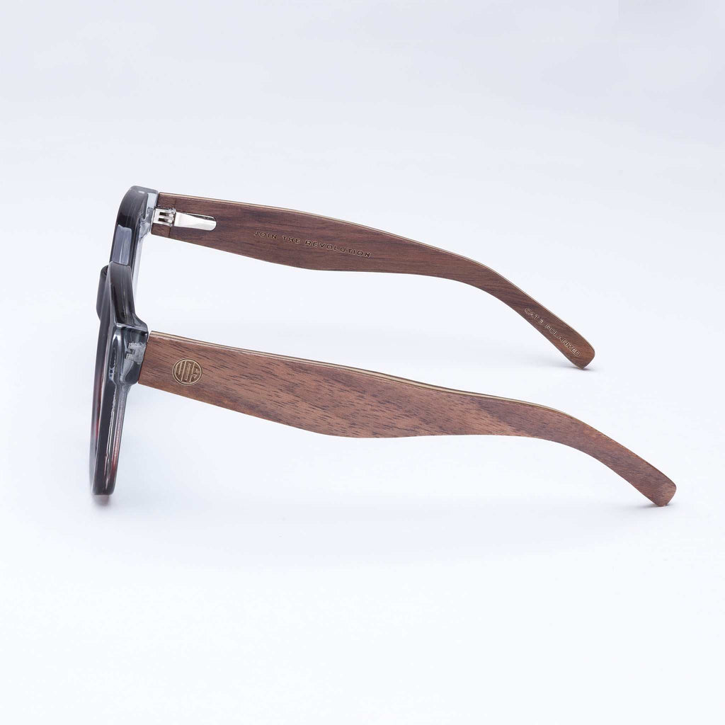 Jaws- Matt Black Sunglasses