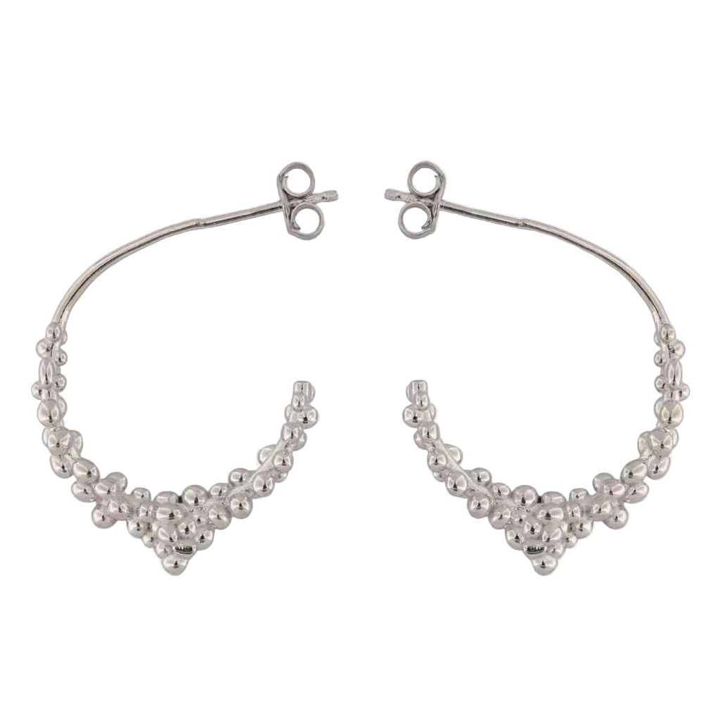 Silver Nyx Hoops