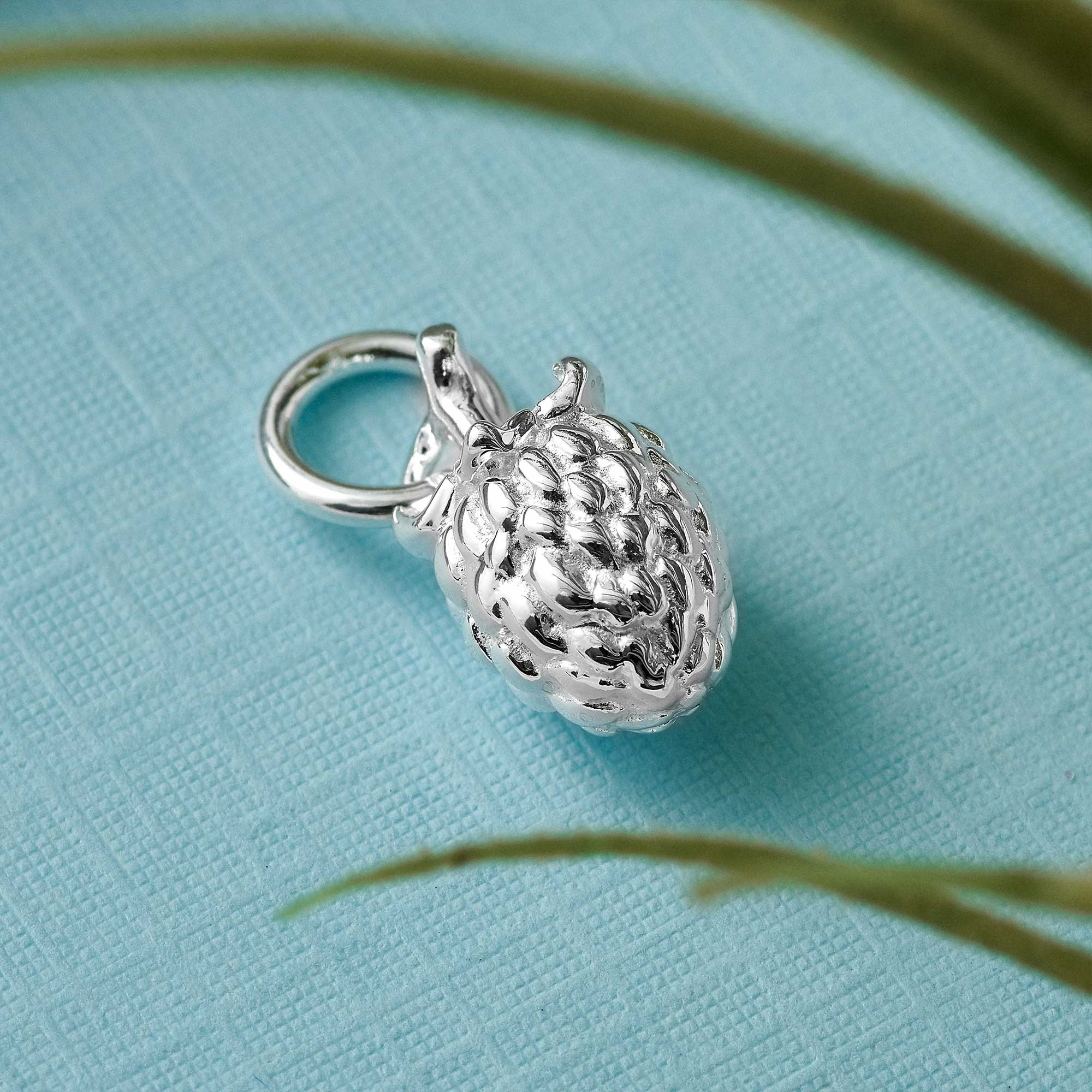 Raspberry Silver Charm