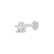 Sparkling Star Single Flat Back Earring