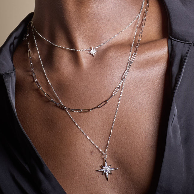 Starburst Necklace with Slider Clasp