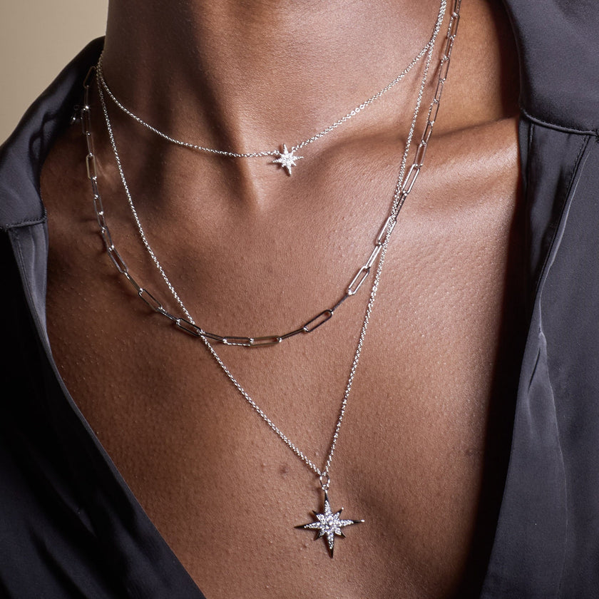 Starburst Necklace with Slider Clasp