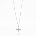 Silver Bee Necklace