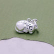 Cat Silver Charm