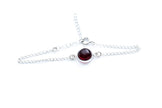 Bracciale a catena con maglie ESSENTIALS color ambra ciliegia