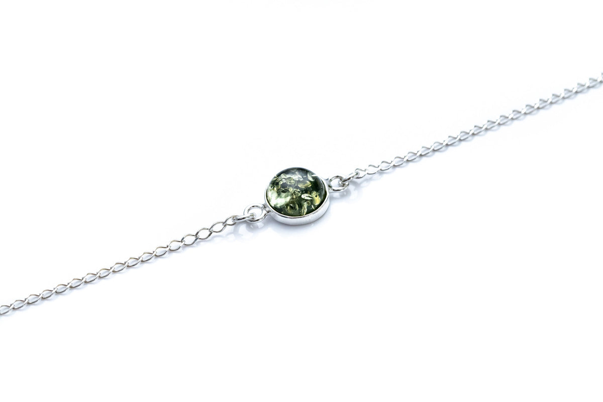 Bracciale a catena a maglie Green Amber ESSENTIALS