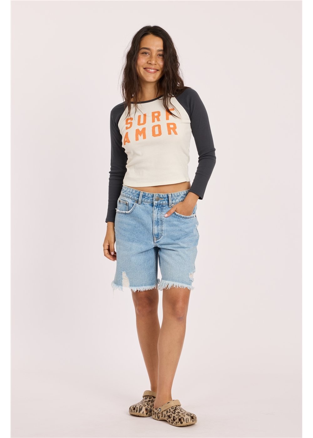 Camiseta tipo raglán Sisstr Sunset