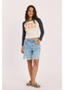 Camiseta tipo raglán Sisstr Sunset