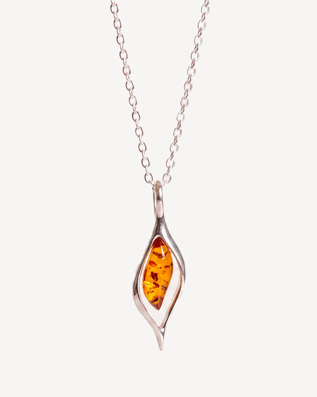 Small Droplet Amber Pendant