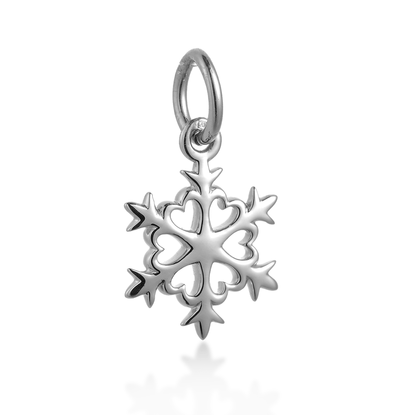 Snowflake Silver Charm