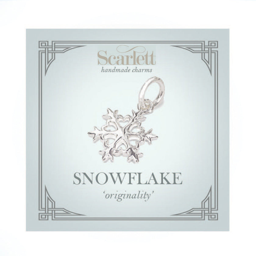 Snowflake Silver Charm